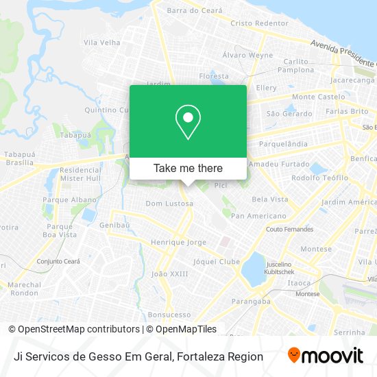 Ji Servicos de Gesso Em Geral map