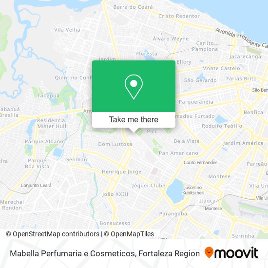 Mabella Perfumaria e Cosmeticos map