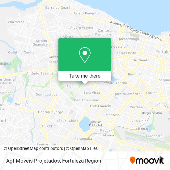 Mapa Agf Moveis Projetados