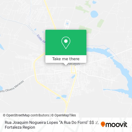 Mapa Rua Joaquim Nogueira Lopes  “A Rua Do Forró" $ :/