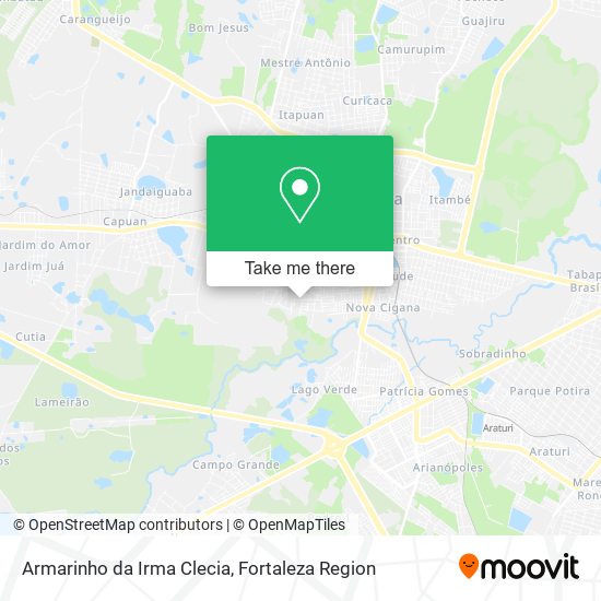 Armarinho da Irma Clecia map