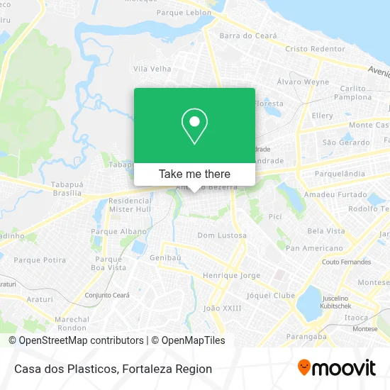 Casa dos Plasticos map