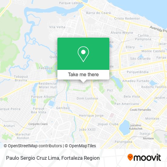 Paulo Sergio Cruz Lima map