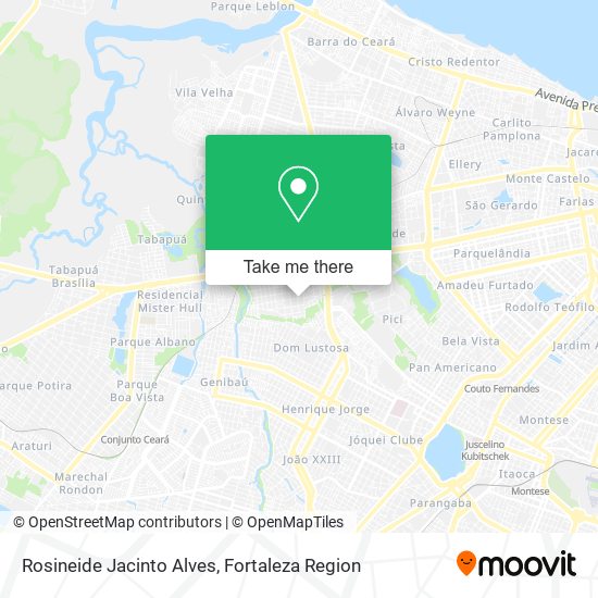 Rosineide Jacinto Alves map