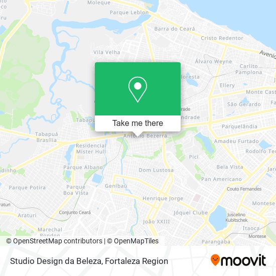 Studio Design da Beleza map