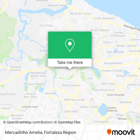 Mapa Mercadinho Amelia