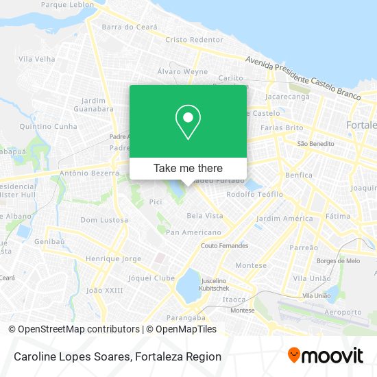 Caroline Lopes Soares map