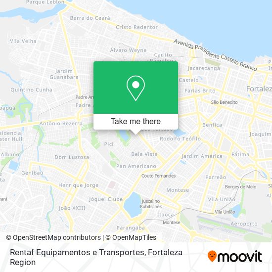 Rentaf Equipamentos e Transportes map