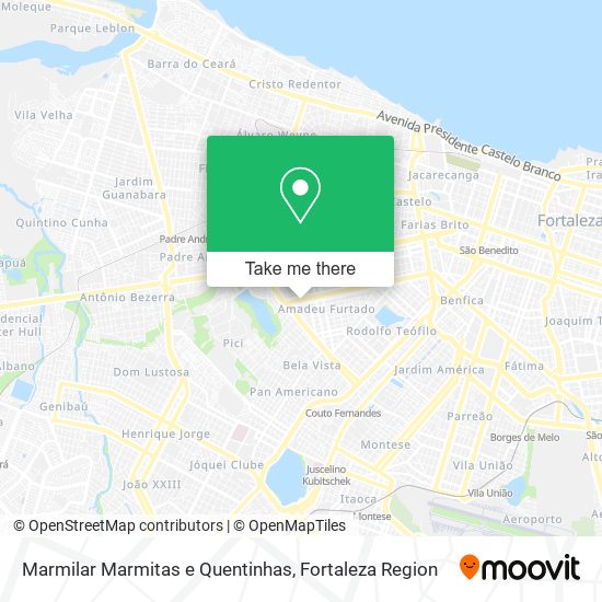 Mapa Marmilar Marmitas e Quentinhas