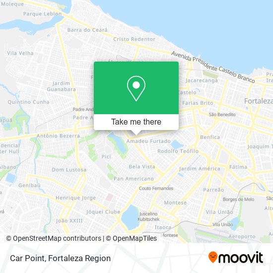 Car Point map