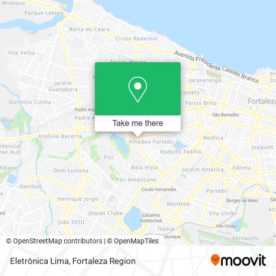 Eletrônica Lima map