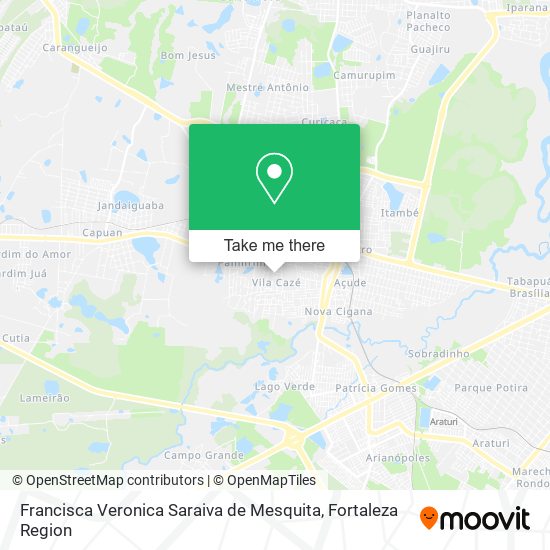 Mapa Francisca Veronica Saraiva de Mesquita