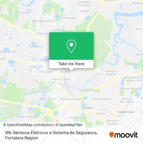 Mapa Wb Servicos Eletricos e Sistema de Seguranca