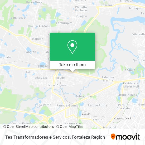 Mapa Tes Transformadores e Servicos