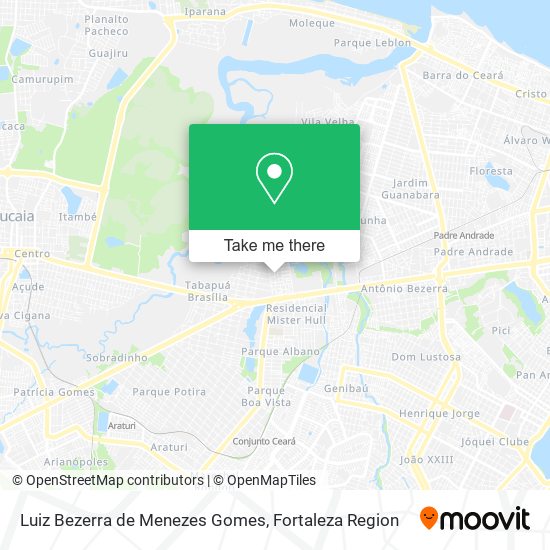 Luiz Bezerra de Menezes Gomes map