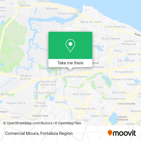 Comercial Moura map