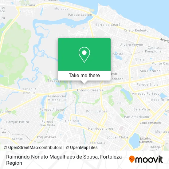 Raimundo Nonato Magalhaes de Sousa map