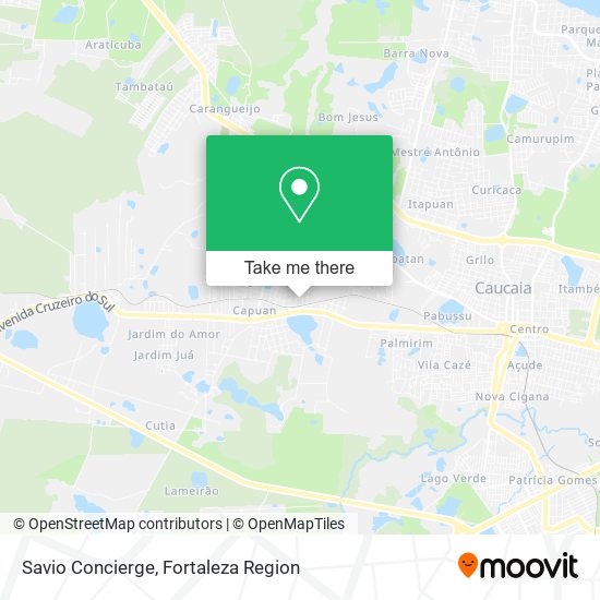 Mapa Savio Concierge