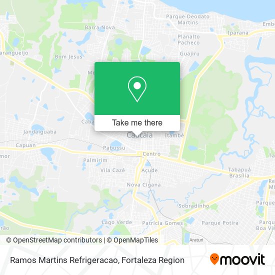 Ramos Martins Refrigeracao map