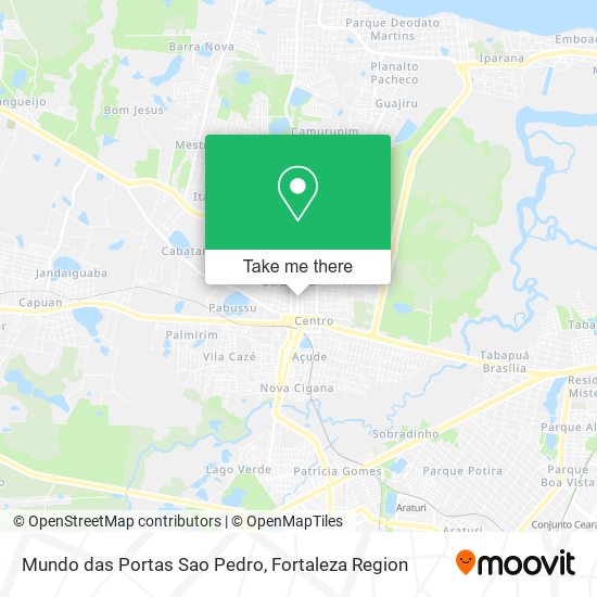 Mundo das Portas Sao Pedro map