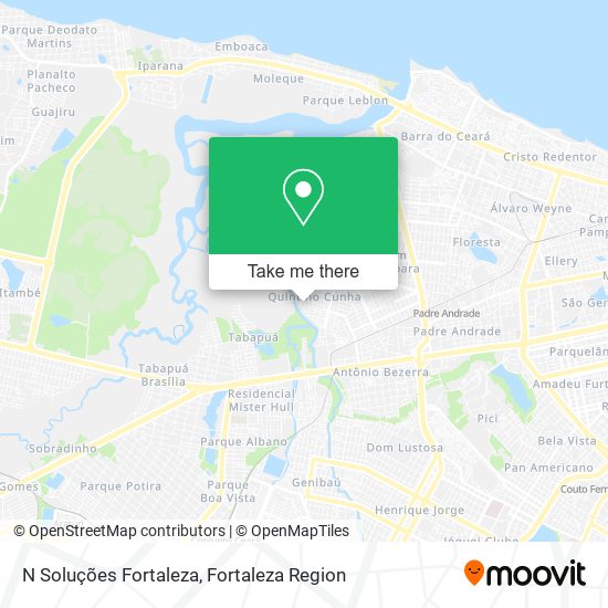 N Soluções Fortaleza map