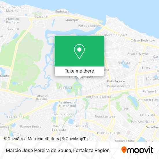 Mapa Marcio Jose Pereira de Sousa