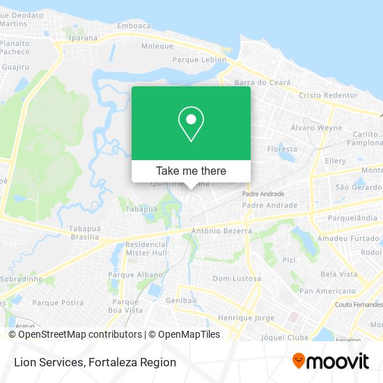 Lion Services map