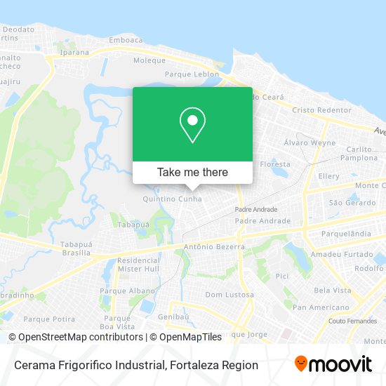 Cerama Frigorifico Industrial map