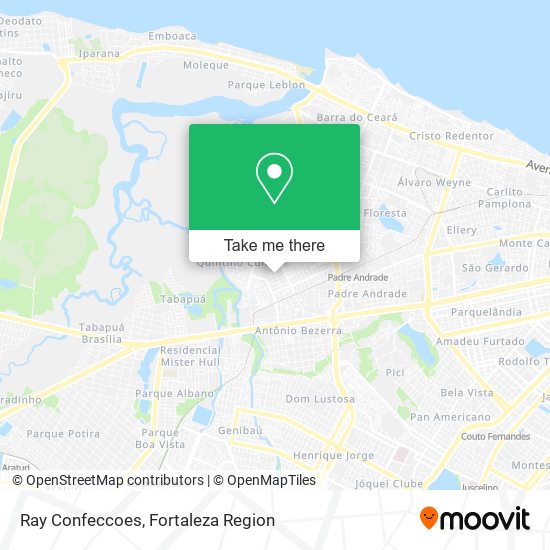 Ray Confeccoes map