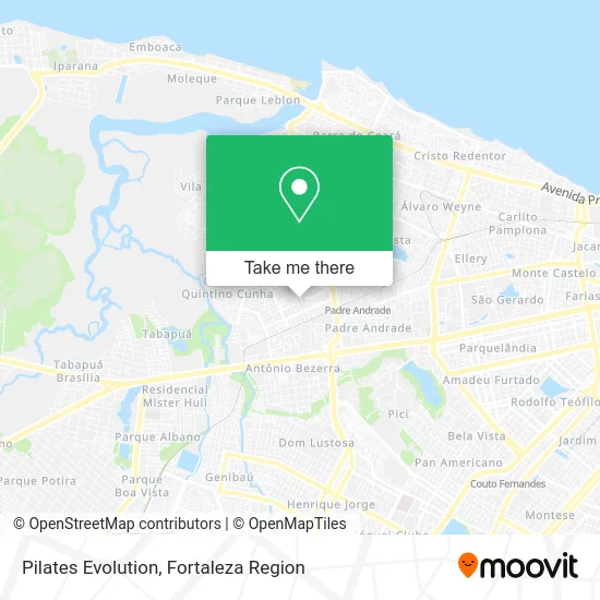 Pilates Evolution map