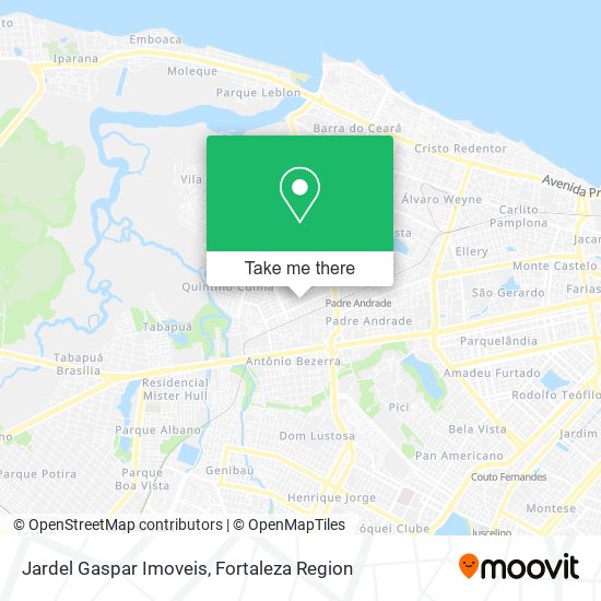 Mapa Jardel Gaspar Imoveis