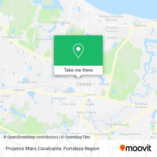 Projetos Mara Cavalcante map