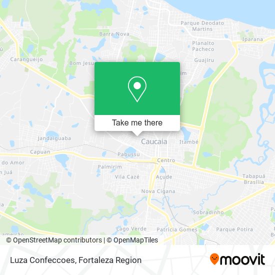 Luza Confeccoes map