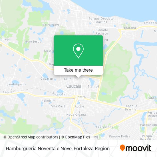 Hamburgueria Noventa e Nove map