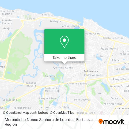 Mercadinho Nossa Senhora de Lourdes map