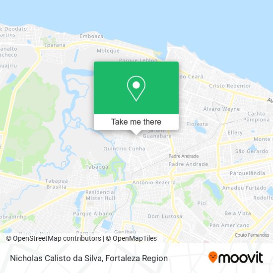 Mapa Nicholas Calisto da Silva