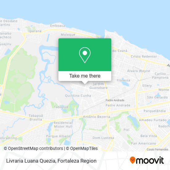 Mapa Livraria Luana Quezia