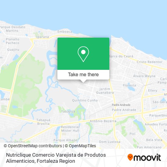 Nutriclique Comercio Varejista de Produtos Alimenticios map