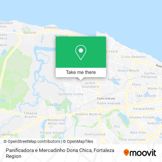 Panificadora e Mercadinho Dona Chica map
