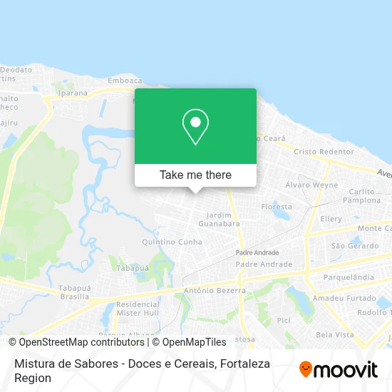 Mistura de Sabores - Doces e Cereais map