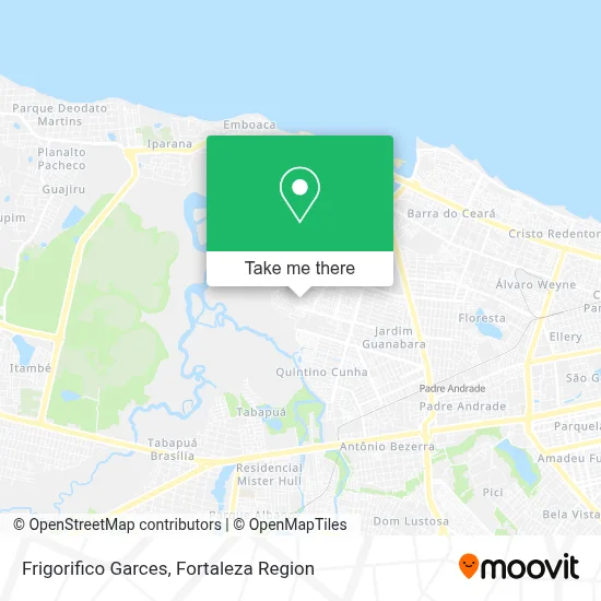 Frigorifico Garces map