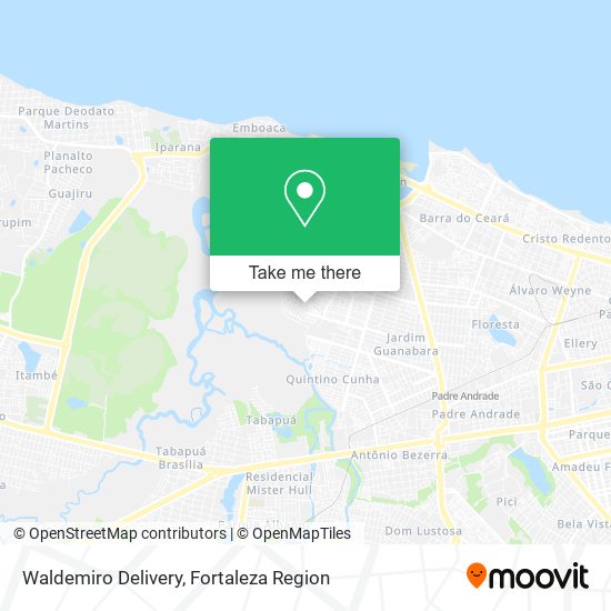 Mapa Waldemiro Delivery
