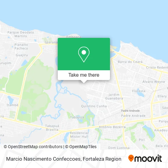 Marcio Nascimento Confeccoes map