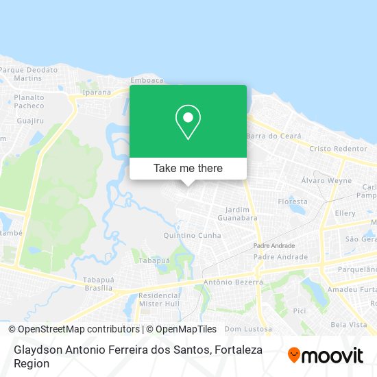 Glaydson Antonio Ferreira dos Santos map