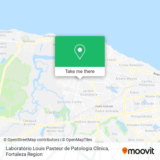 Laboratório Louis Pasteur de Patologia Clínica map