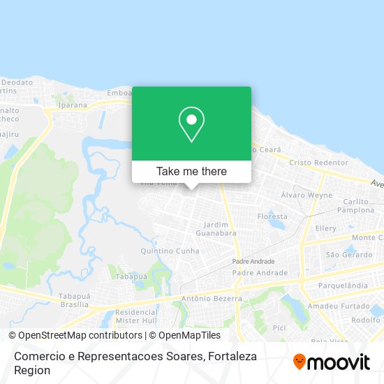Mapa Comercio e Representacoes Soares