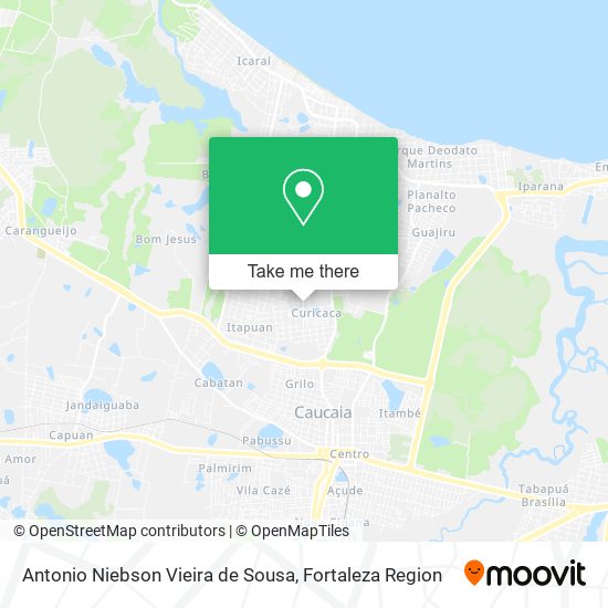 Antonio Niebson Vieira de Sousa map