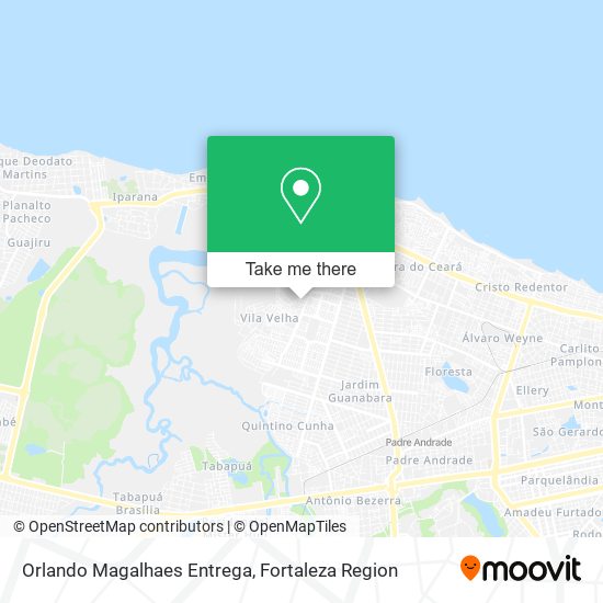 Mapa Orlando Magalhaes Entrega