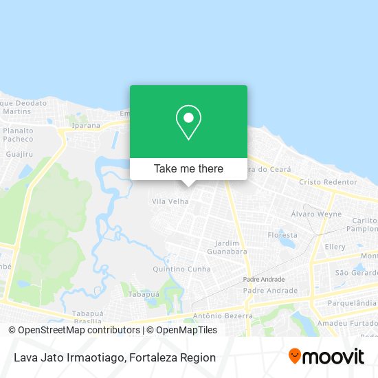 Lava Jato Irmaotiago map