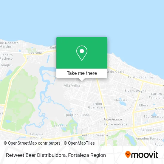 Retweet Beer Distribuidora map